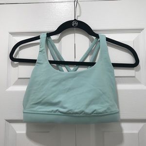 lululemon sea foam energy bra sz 8